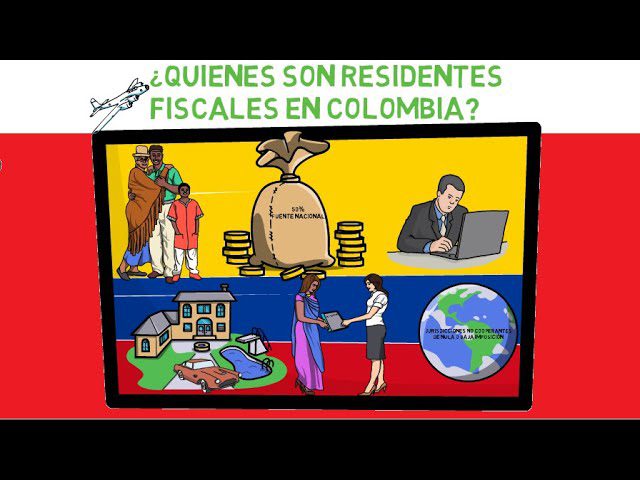 residencia fiscal en 	Colombia