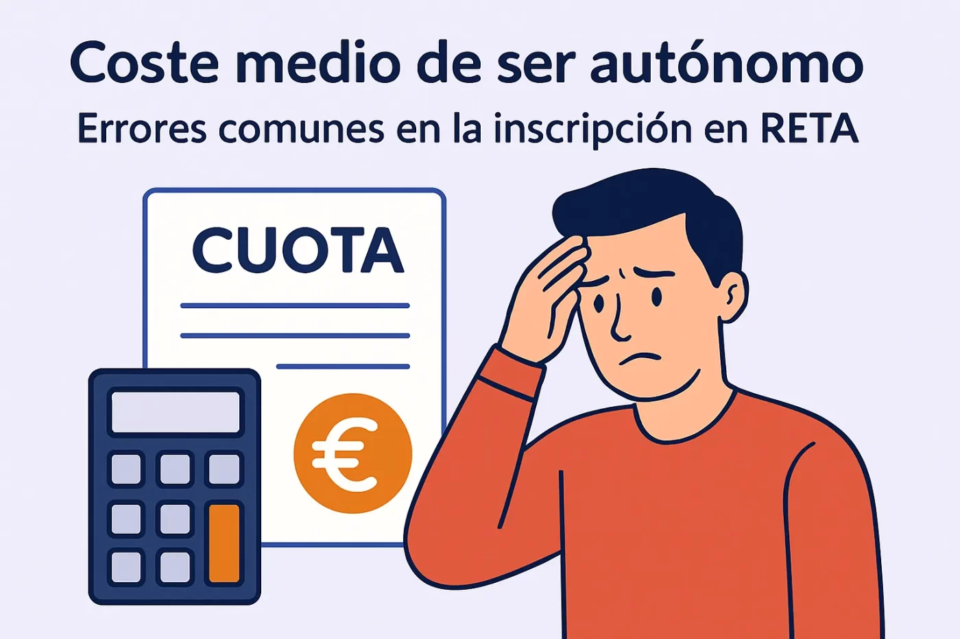 coste medio de ser autónomo en Errores comunes en la inscripción en RETA