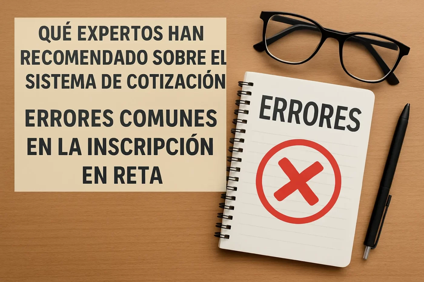 qué expertos han recomendado sobre el sistema de cotización Errores comunes en la inscripción en RETA
