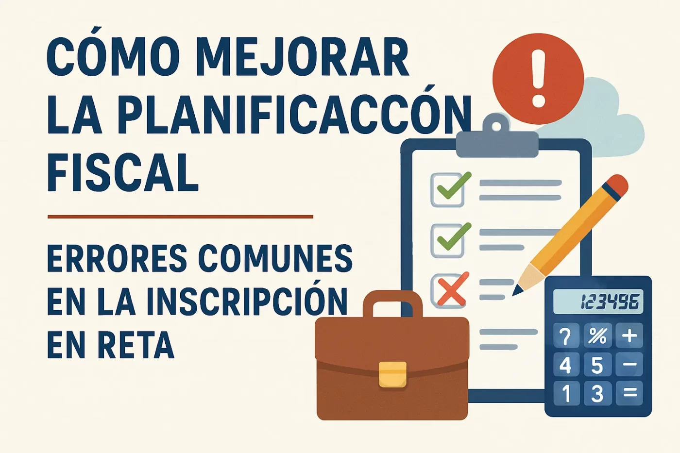 cómo mejorar la planificación fiscal en Errores comunes en la inscripción en RETA