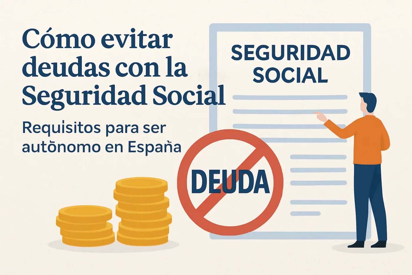 cómo evitar deudas con la Seguridad Social en Requisitos para ser autónomo en España