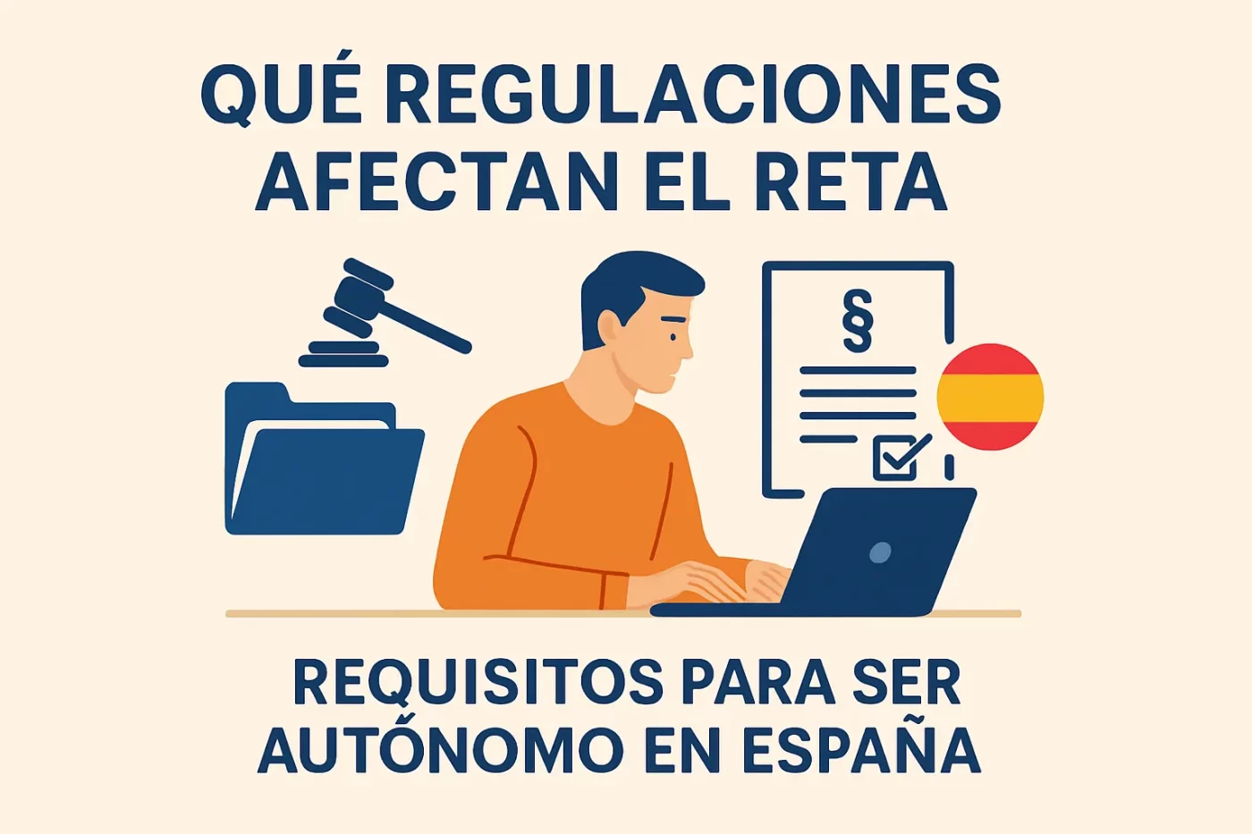 qué regulaciones afectan el RETA en Requisitos para ser autónomo en España