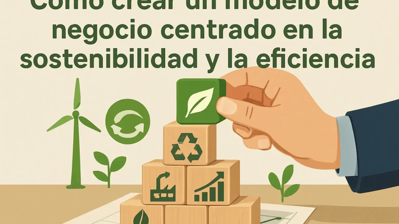 Cómo crear un modelo de negocio centrado en la sostenibilidad y la eficiencia | Guía completa 2024