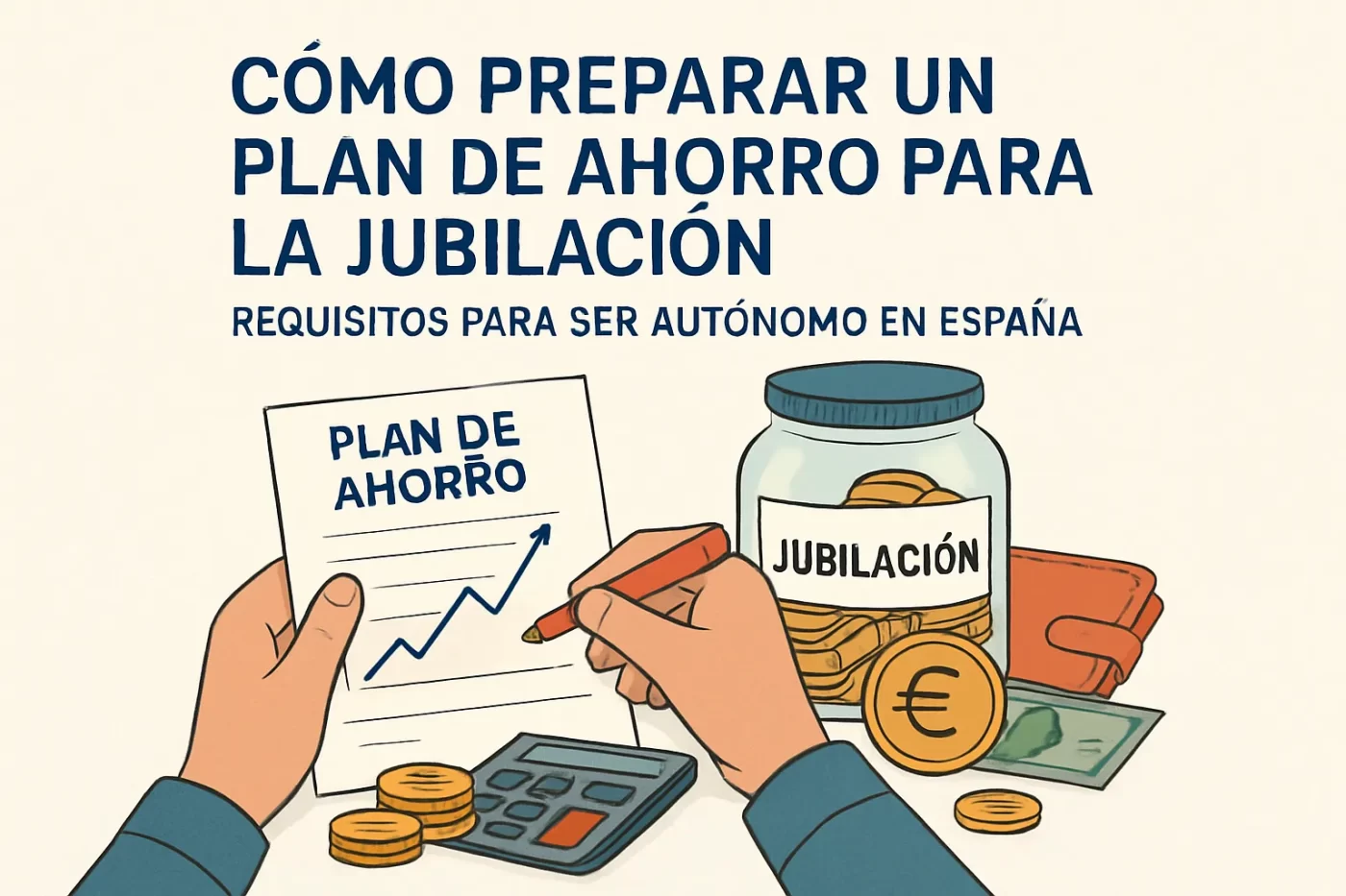 cómo preparar un plan de ahorro para la jubilación en Requisitos para ser autónomo en España