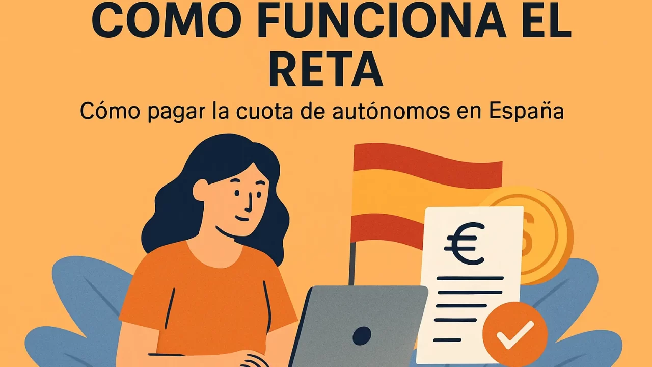 Cómo funciona el RETA y cómo pagar la cuota de autónomos en España paso a paso