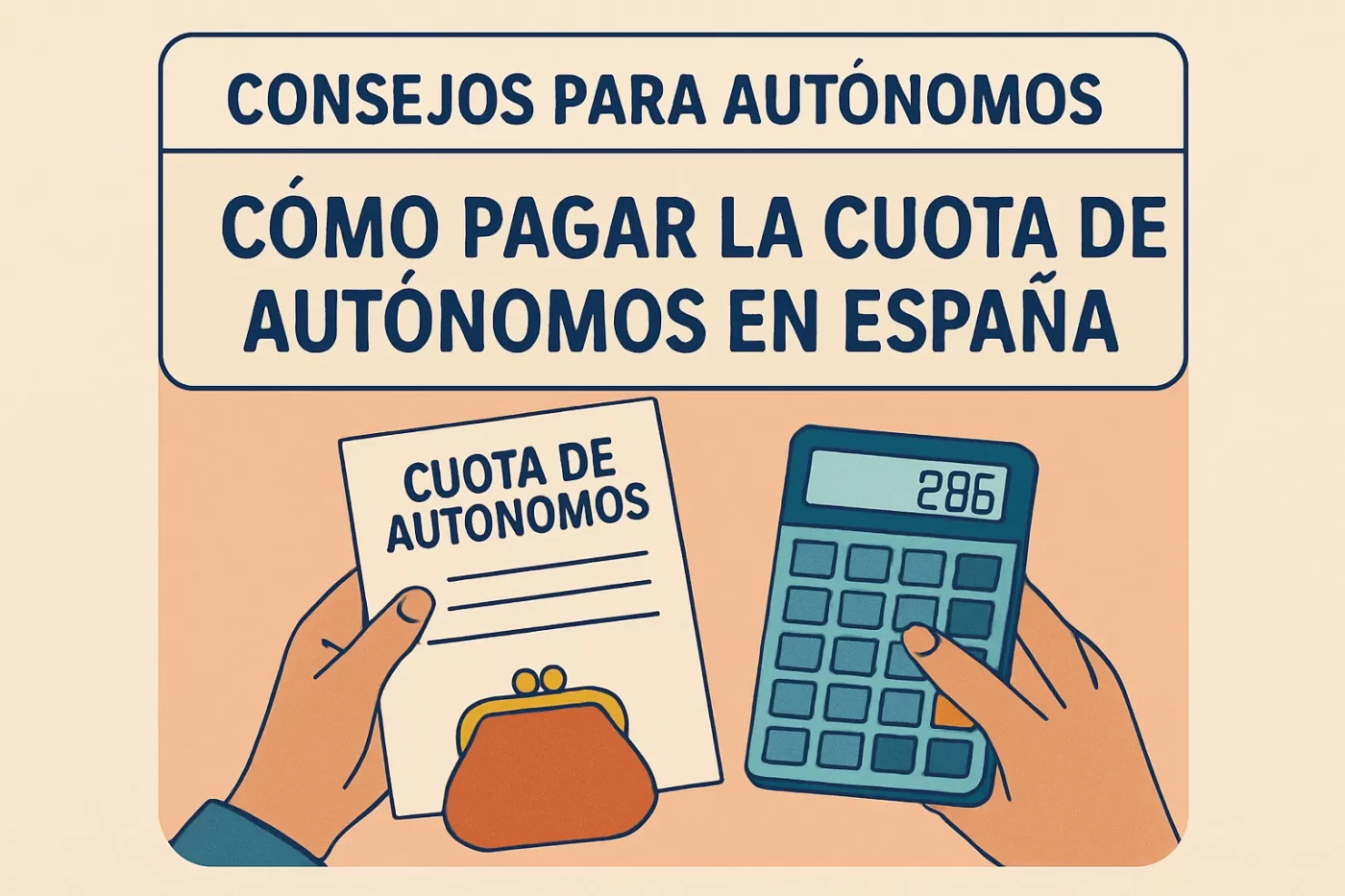 consejos para autónomos en Cómo pagar la cuota de autónomos en España