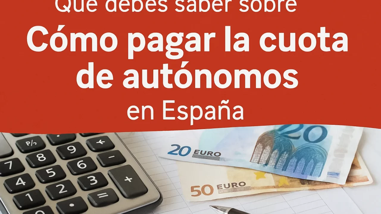 Cómo pagar la cuota de autónomos en España: todo lo que debes saber
