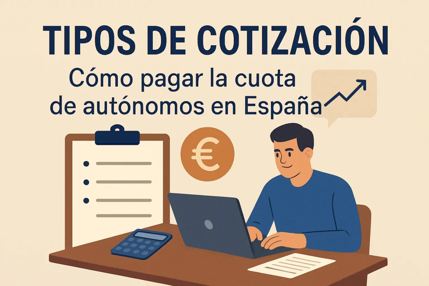 tipos de cotización en Cómo pagar la cuota de autónomos en España