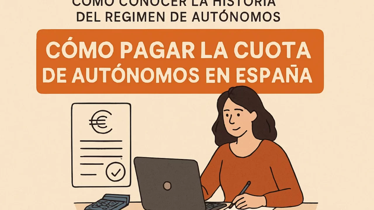 Cómo conocer la historia del régimen de autónomos y cómo pagar la cuota de autónomos en España fácilmente