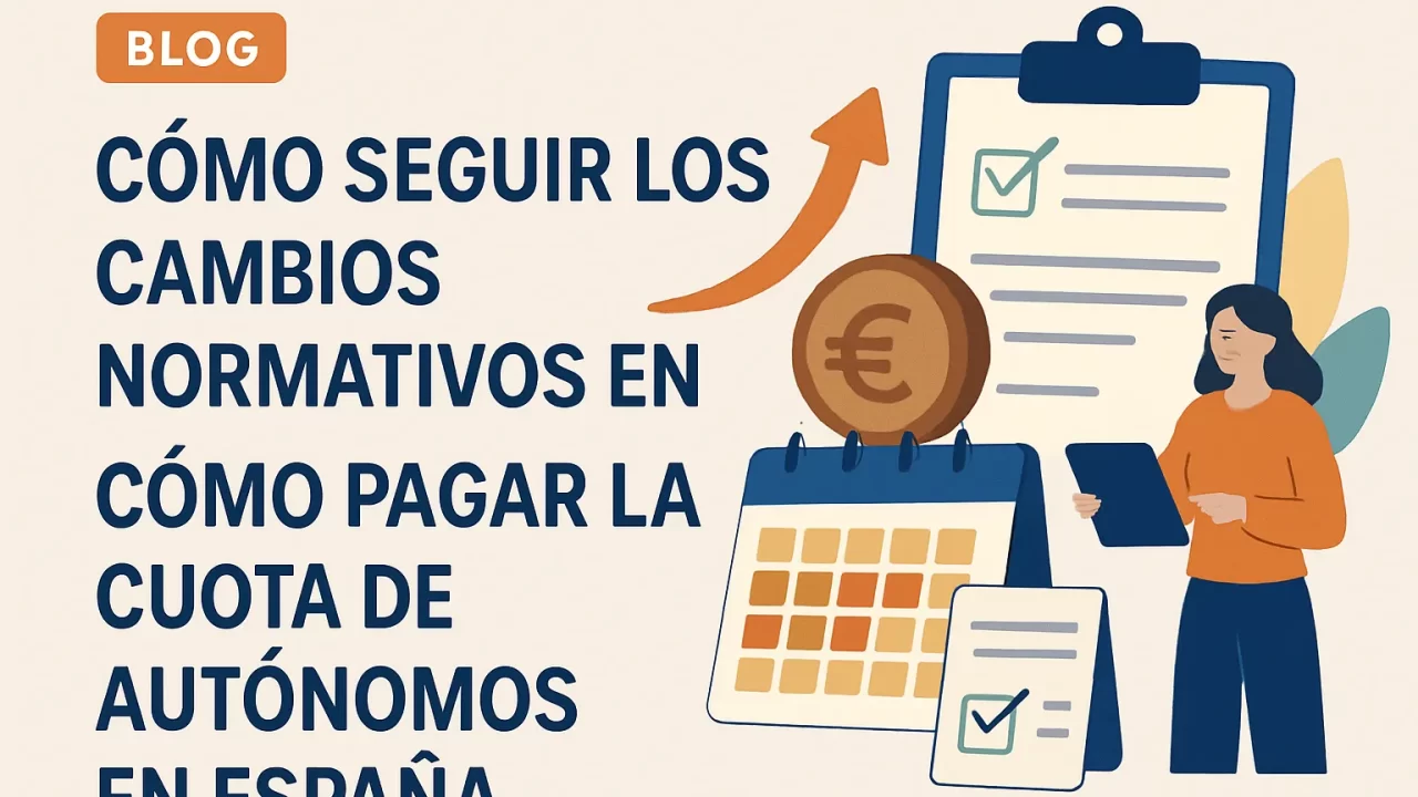 Cómo seguir los cambios normativos para pagar la cuota de autónomos en España fácilmente