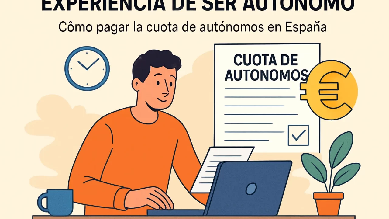 Cómo pagar la cuota de autónomos en España: experiencia de ser autónomo paso a paso