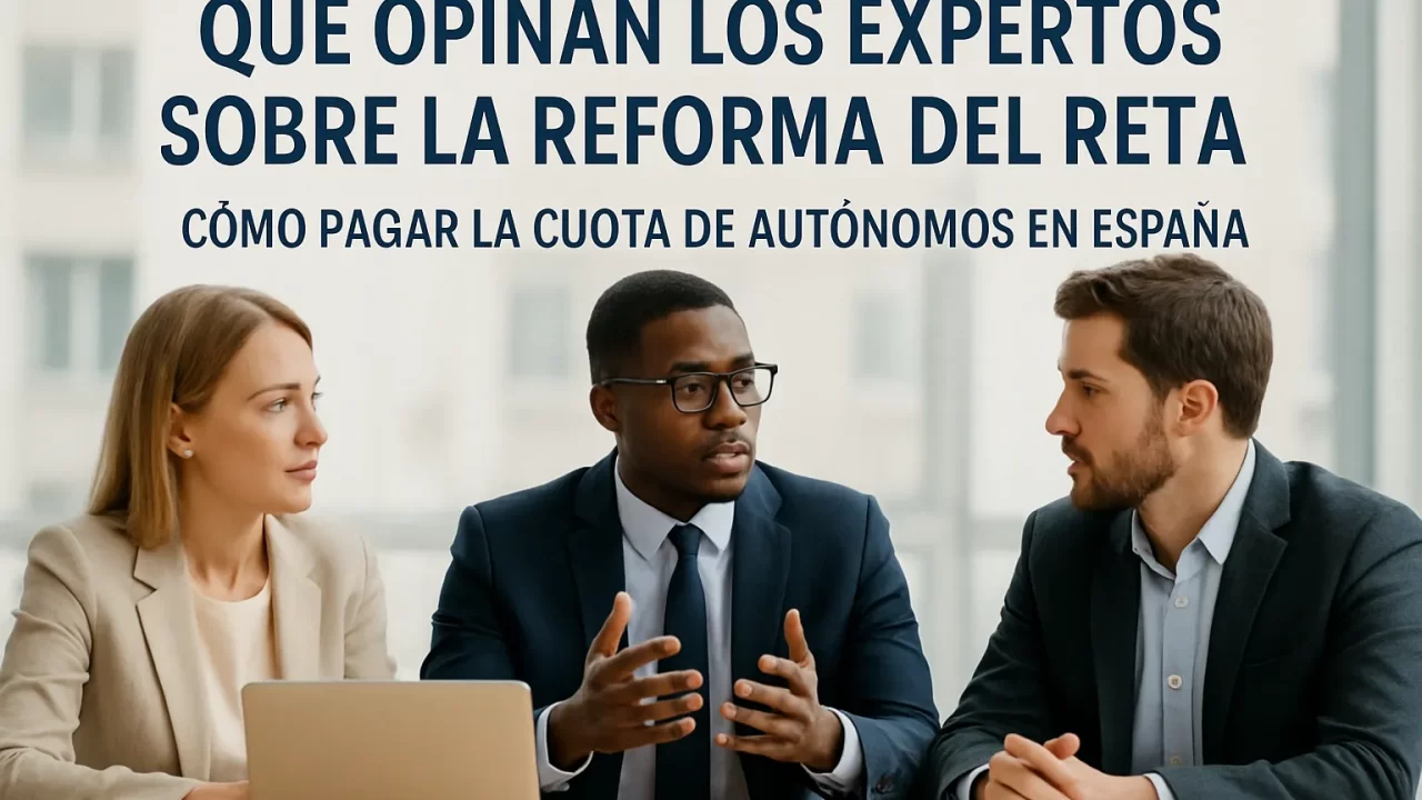 Qué opinan los expertos sobre la reforma del RETA y cómo pagar la cuota de autónomos en España