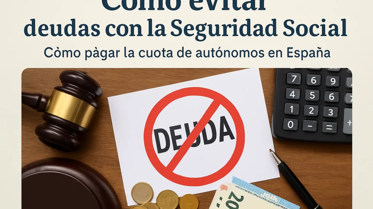 Cómo evitar deudas con la Seguridad Social al pagar la cuota de autónomos en España