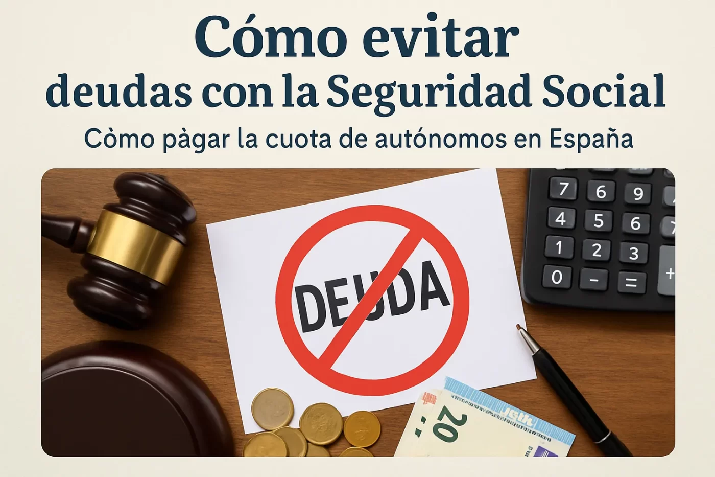 cómo evitar deudas con la Seguridad Social en Cómo pagar la cuota de autónomos en España