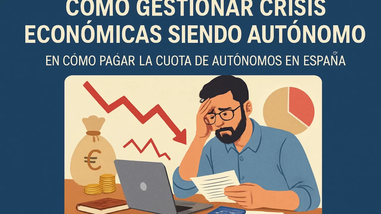 Cómo gestionar crisis económicas siendo autónomo y pagar la cuota de autónomos en España eficazmente