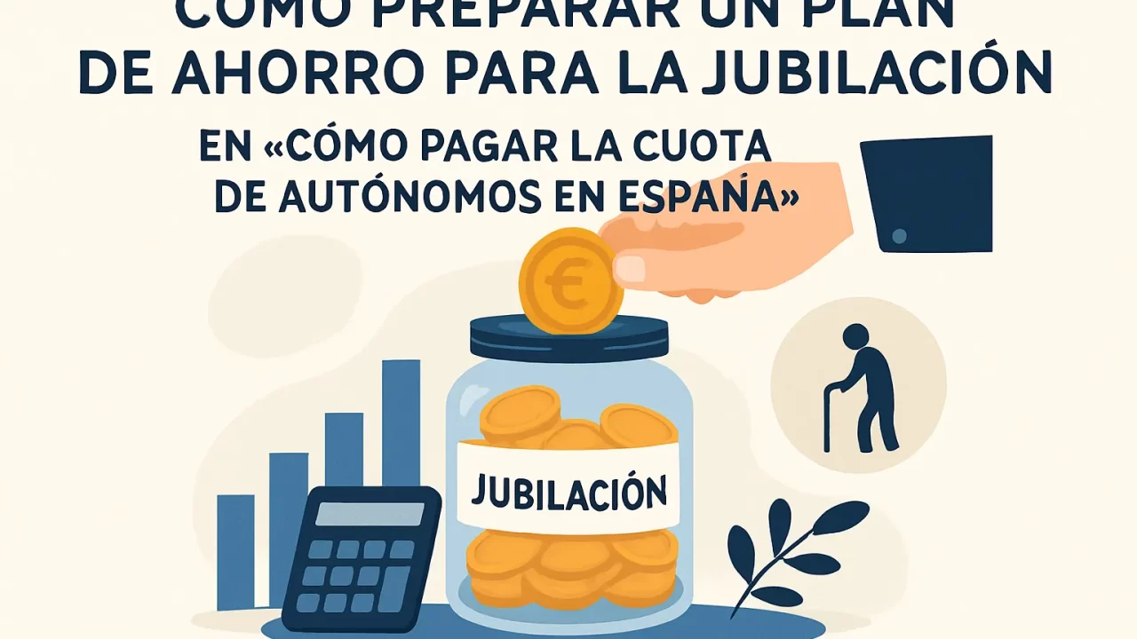 Cómo preparar un plan de ahorro para la jubilación siendo autónomo en España: guía para pagar la cuota de autónomos