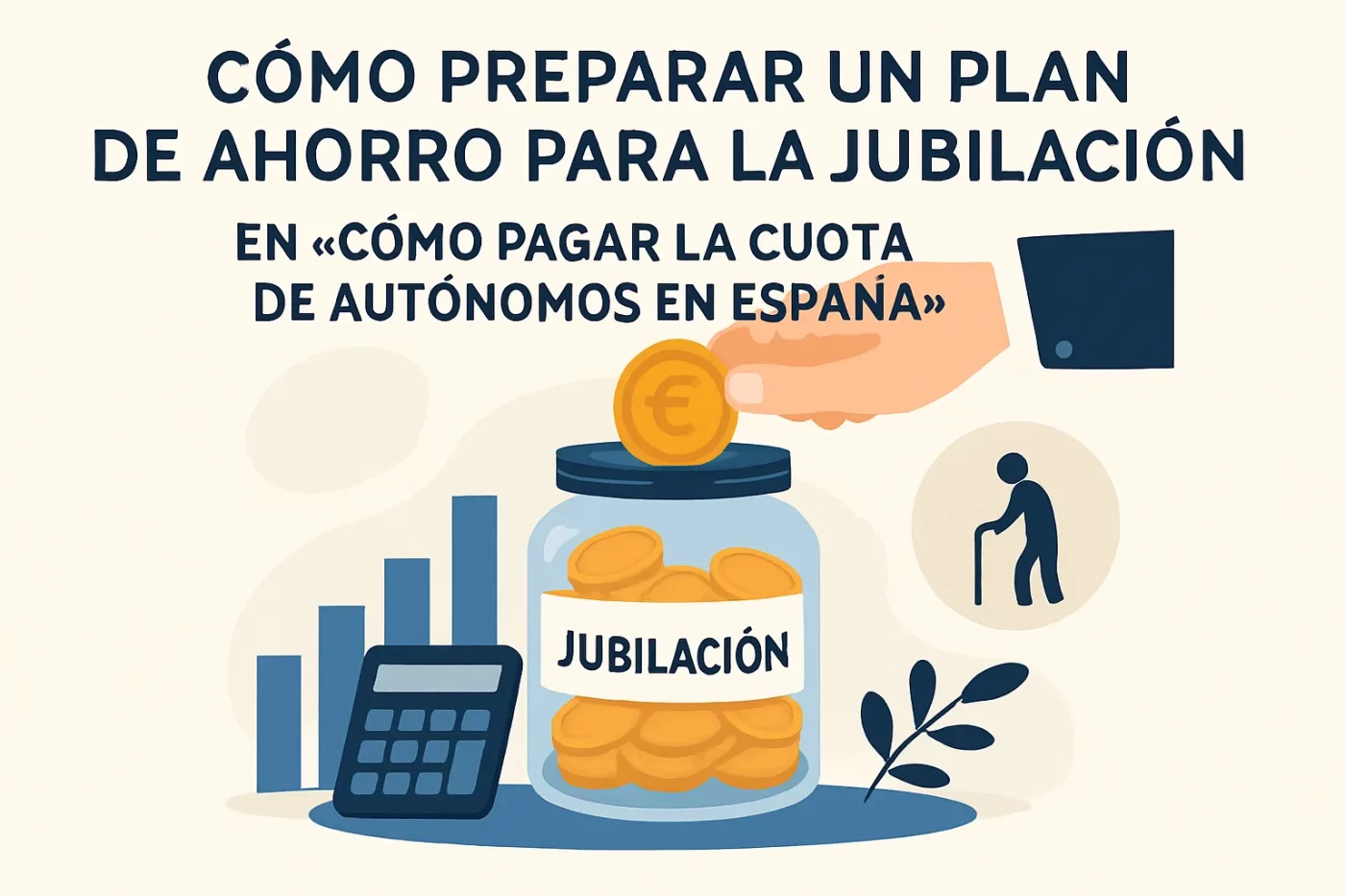 cómo preparar un plan de ahorro para la jubilación en Cómo pagar la cuota de autónomos en España