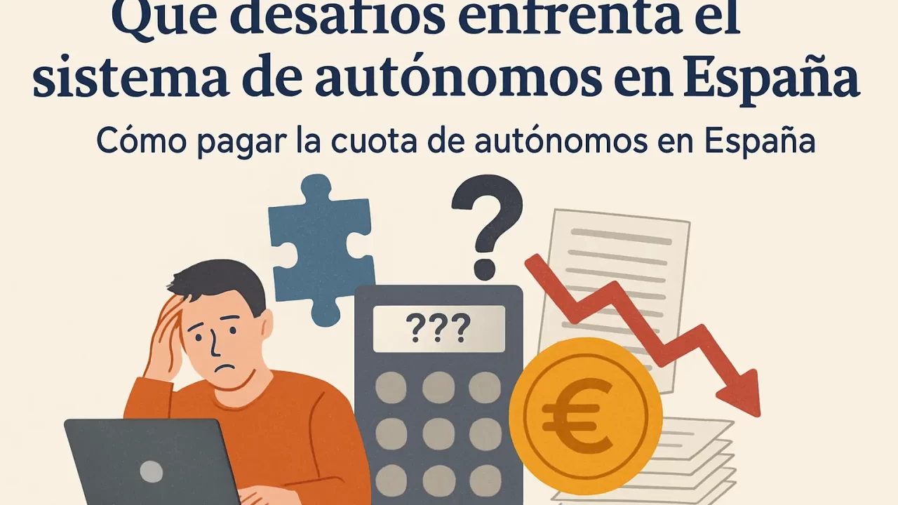 Qué desafíos enfrenta el sistema de autónomos en España y cómo pagar la cuota de autónomos fácilmente