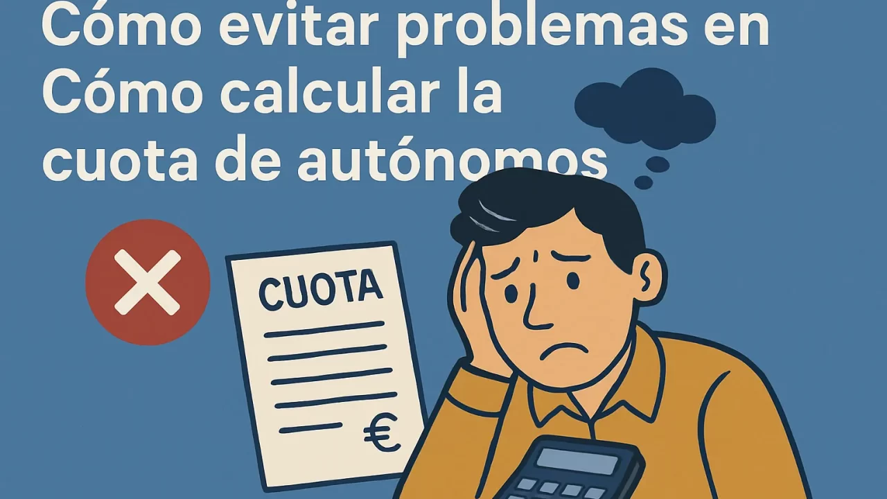 Cómo evitar problemas al calcular la cuota de autónomos: guía práctica y consejos clave