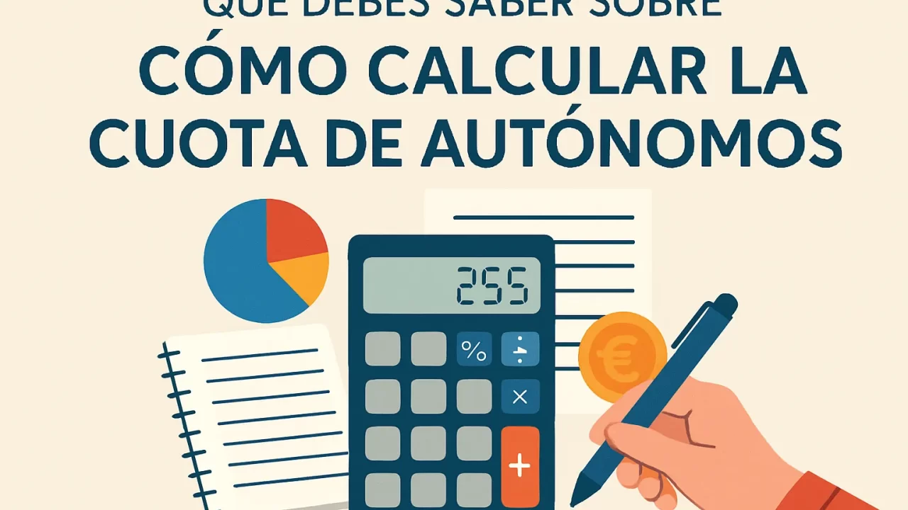 Cómo calcular la cuota de autónomos: todo lo que debes saber para hacerlo correctamente