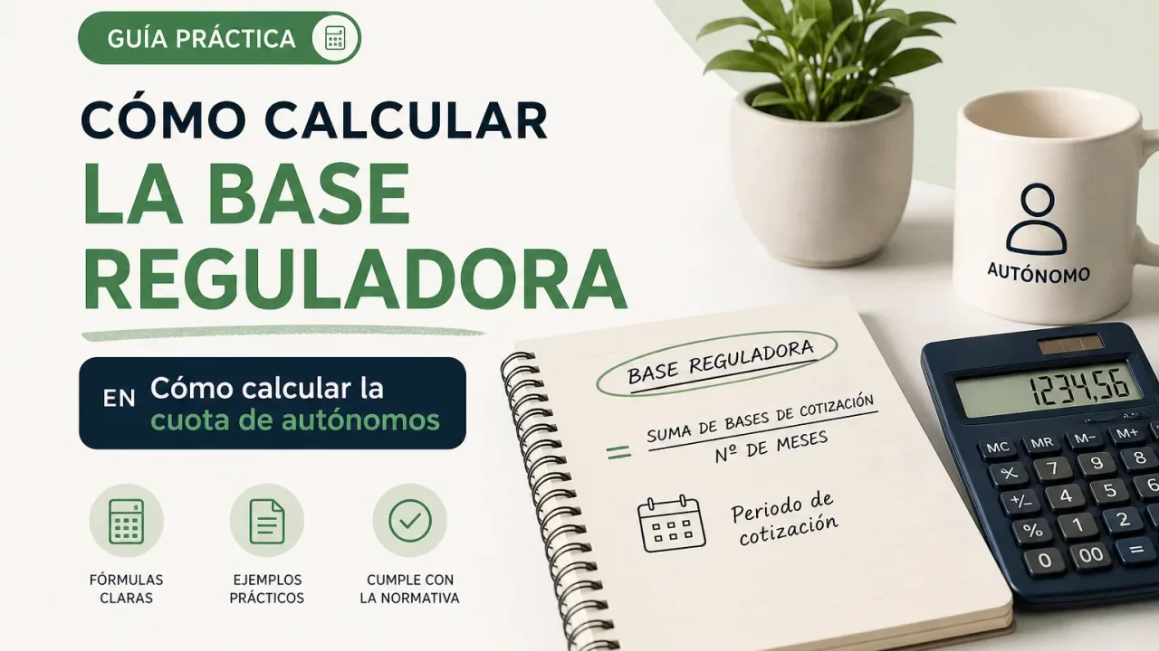 Cómo calcular la base reguladora en la cuota de autónomos: guía práctica y ejemplos