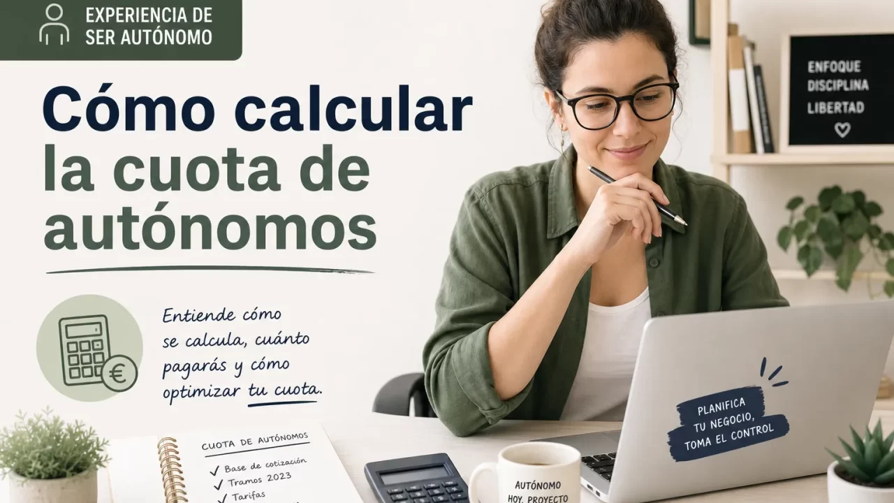 Mi experiencia de ser autónomo y cómo calcular la cuota de autónomos