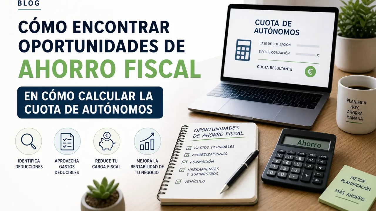 Cómo encontrar oportunidades de ahorro fiscal en Cómo calcular la cuota de autónomos: guía práctica para autónomos