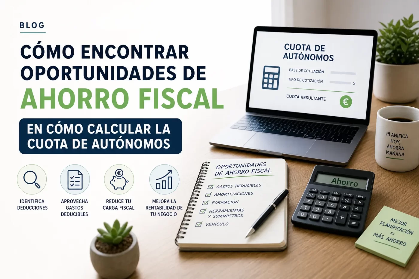cómo encontrar oportunidades de ahorro fiscal en Cómo calcular la cuota de autónomos