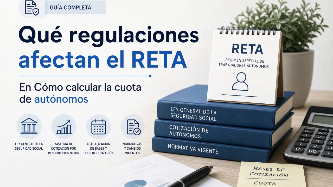 Qué regulaciones afectan el RETA y cómo calcular la cuota de autónomos: guía práctica