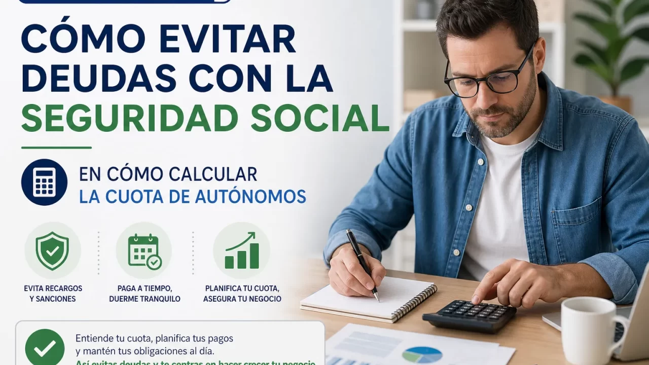 Cómo evitar deudas con la Seguridad Social al calcular la cuota de autónomos