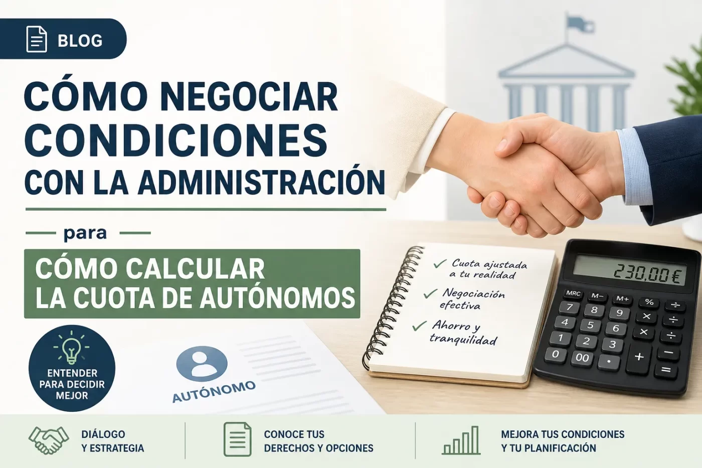 como-negociar-condiciones-con-la-administracion-para-Como-calcular-la-cuota-de-autonomos | InfoAutonomo.es cómo negociar condiciones con la administración para Cómo calcular la cuota de autónomos