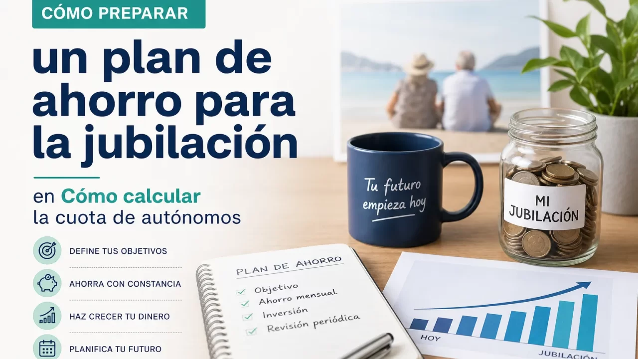 Cómo preparar un plan de ahorro para la jubilación: guía práctica y cómo calcular la cuota de autónomos