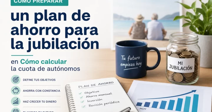 Cómo preparar un plan de ahorro para la jubilación: guía práctica y cómo calcular la cuota de autónomos