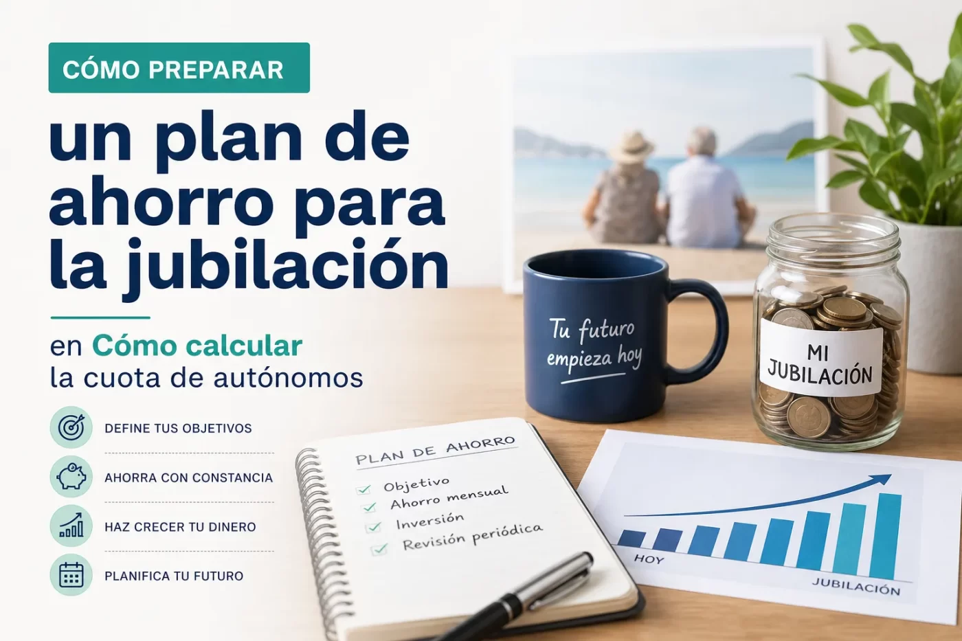 cómo preparar un plan de ahorro para la jubilación en Cómo calcular la cuota de autónomos
