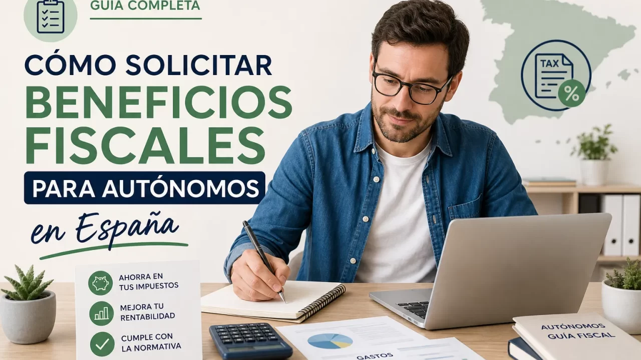 Cómo solicitar beneficios fiscales para autónomos en España: guía práctica