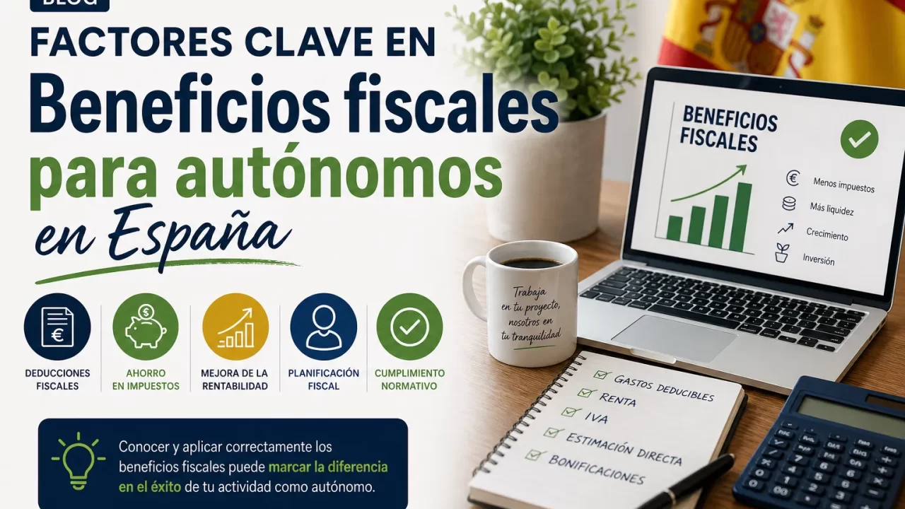 10 factores clave en beneficios fiscales para autónomos en España — Guía práctica