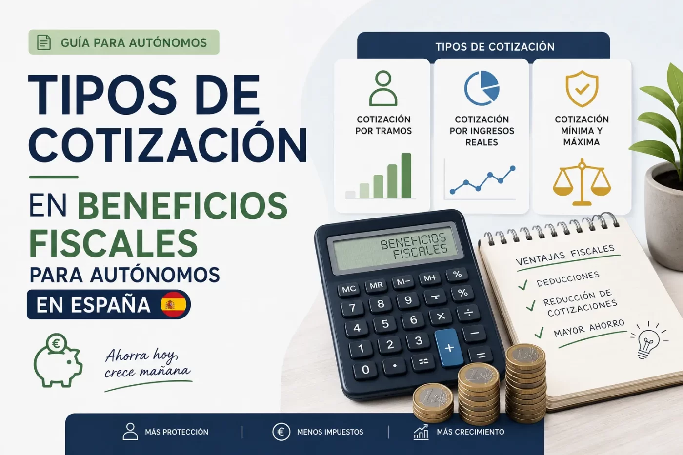 tipos-de-cotizacion-en-Beneficios-fiscales-para-autonomos-en-Espana | InfoAutonomo.es tipos de cotización en Beneficios fiscales para autónomos en España