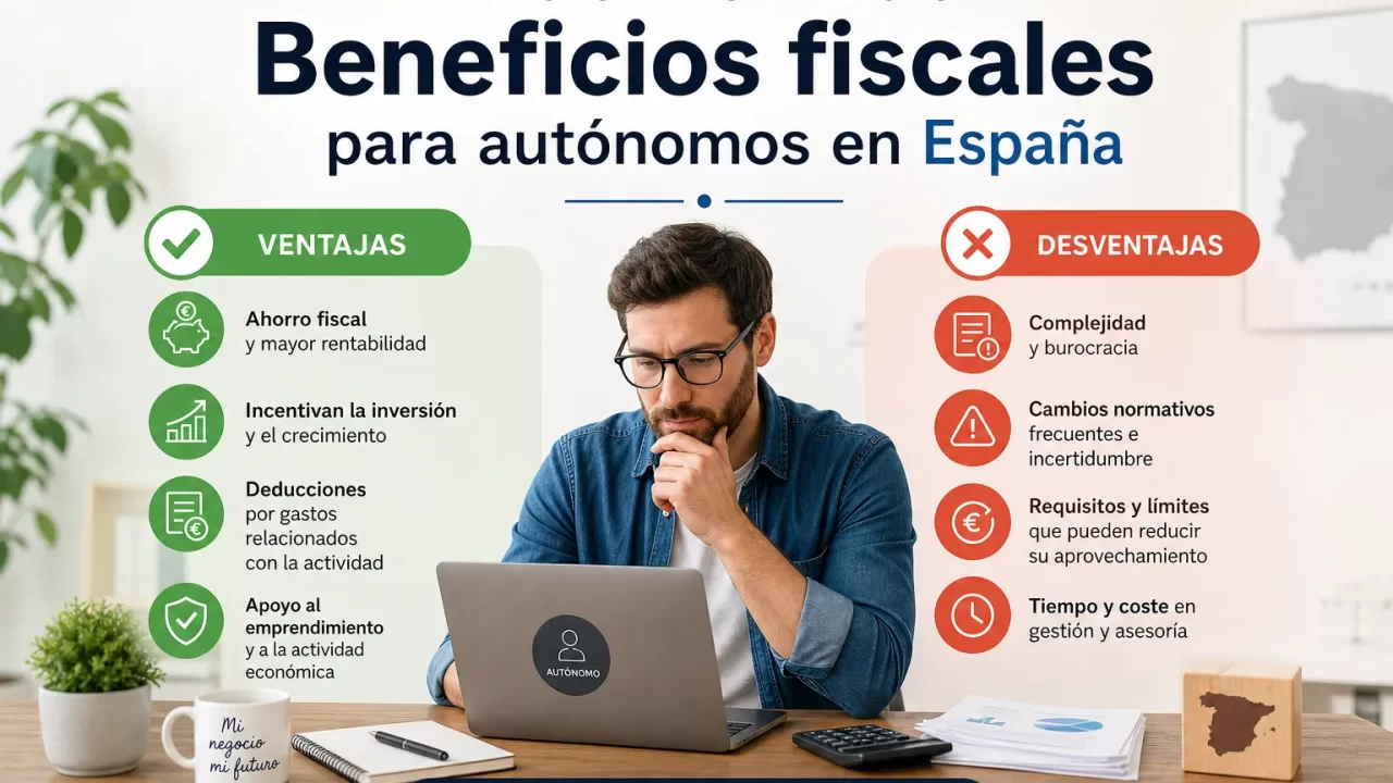 Ventajas y desventajas de los beneficios fiscales para autónomos en España: ¿merecen la pena?