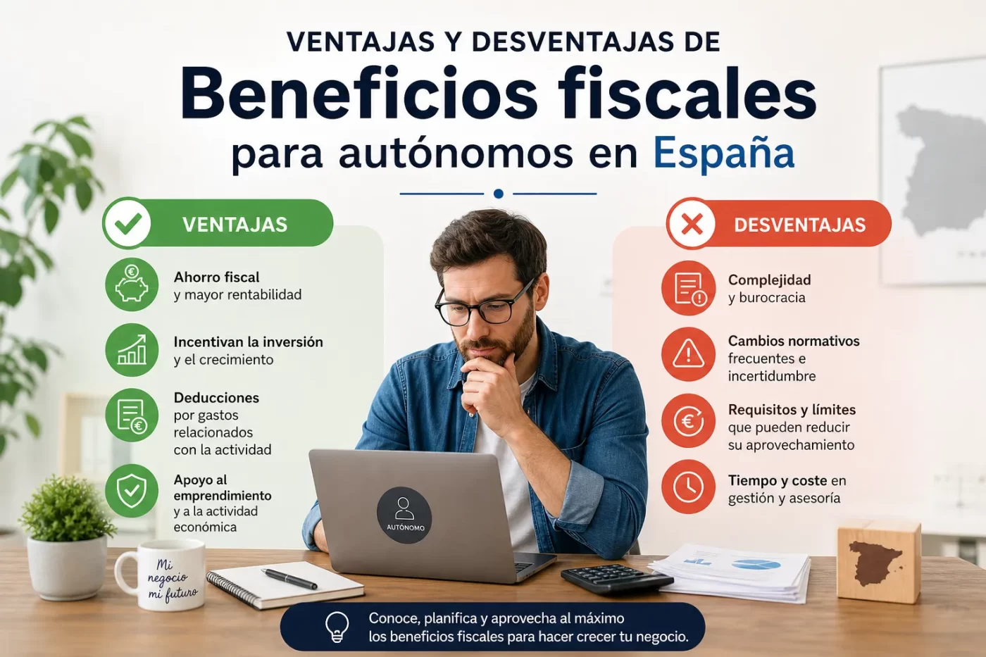 ventajas-y-desventajas-de-Beneficios-fiscales-para-autonomos-en-Espana | InfoAutonomo.es ventajas y desventajas de Beneficios fiscales para autónomos en España